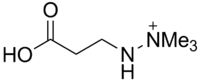 メルドニウムの化学式の画像