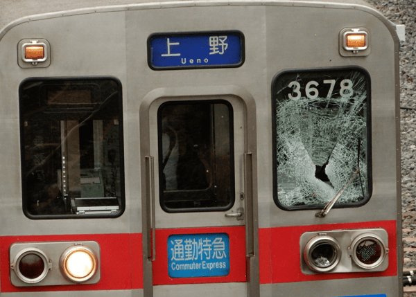 京成線の東中山駅で高校生の人身事故のニュースキャプチャ画像
