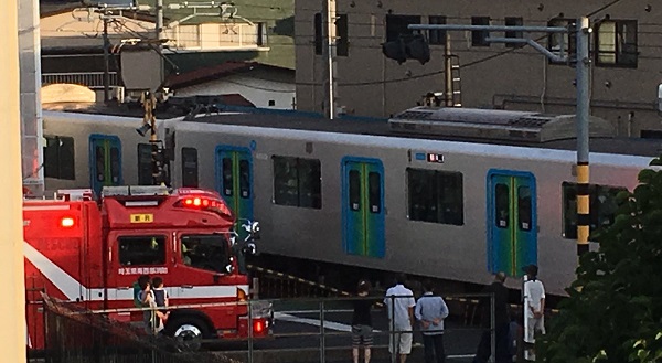 西武池袋線・清瀬駅-東久留米駅間で発生した人身事故現場の写真画像