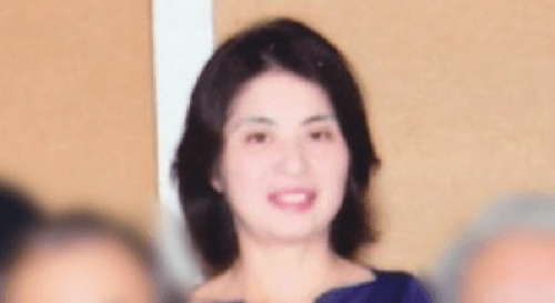 殺害された女医の矢口智恵美さんの顔写真の画像