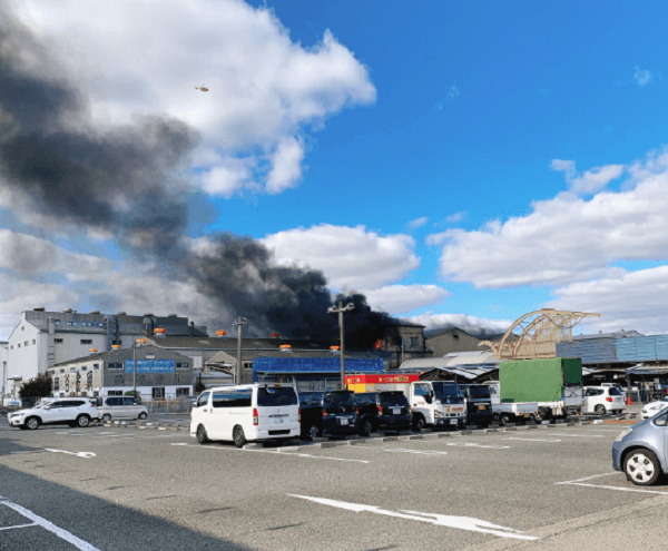 伊川谷町の工場で火事 大量の黒煙上げ激しく炎上 延焼の可能性あり騒然 ニュース速報japan