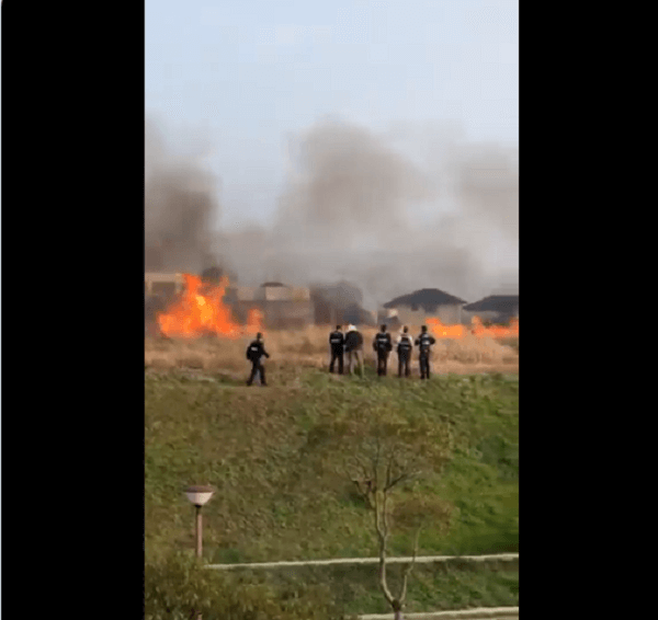 北九州市若松区で火事 光貞幼稚園前の空き地から出火 大量の黒煙で騒然 ニュース速報japan