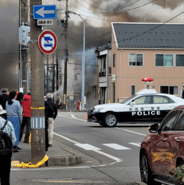 内野駅付近で火事 大量の黒煙立ち上り騒然 北陸道からも炎がみえた ニュース速報japan
